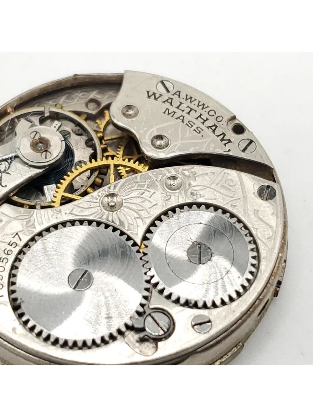 Waltham Mass Movement 16905657 For Parts Or Repair 29mm